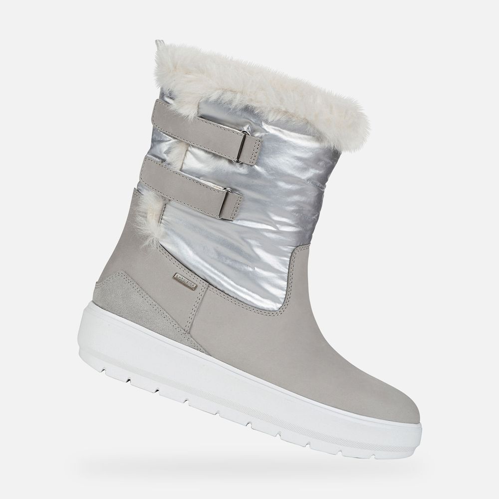 Botas Geox Senhora Cinzentas/Prateadas - Kaula Abx - DGPEI5017